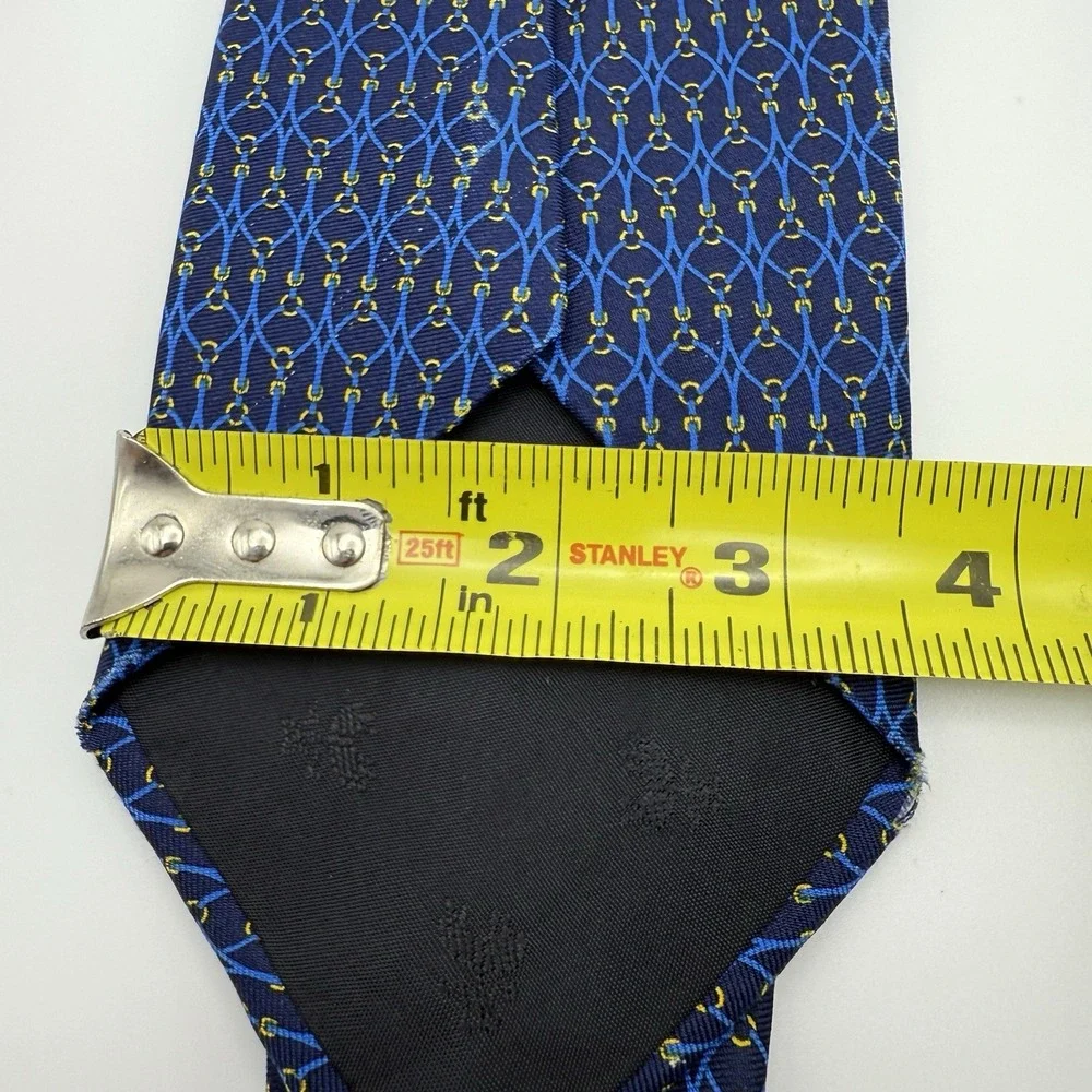 Brooks‎ Brothers Makers and Merchants Silk Blue Men's Neck Tie USA
